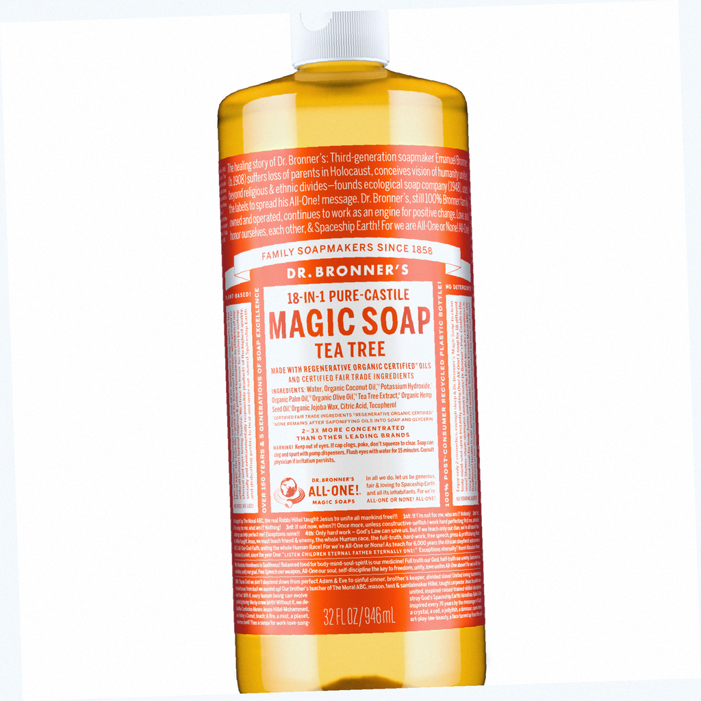 Tea Tree Pure-Castile Liquid Soap for Body & Hands
