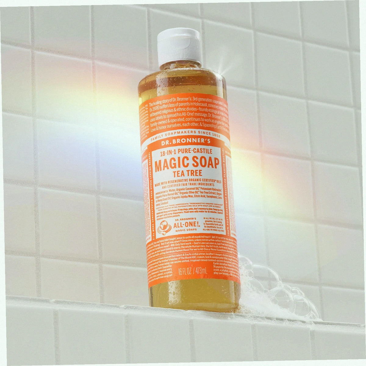 Tea Tree Pure-Castile Liquid Soap for Body & Hands