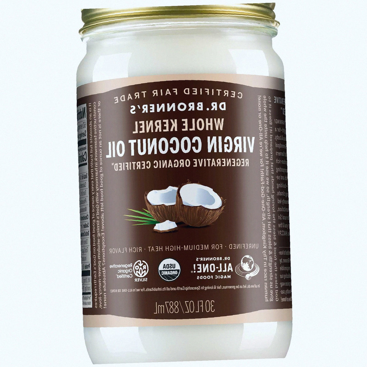 Whole Kernel Virgin Coconut Oil Raw Unrefined